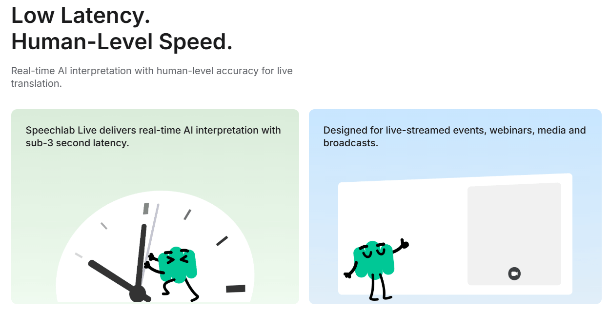 Speechlab Low-Latency Live Interpretation