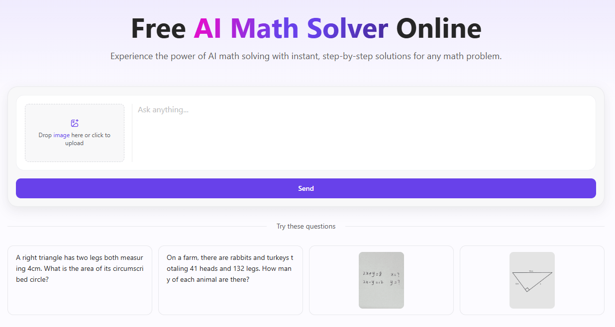 Monica Math Solver