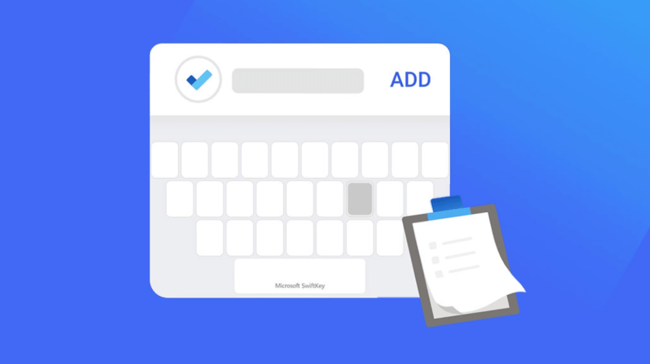 SwiftKey task capture visual