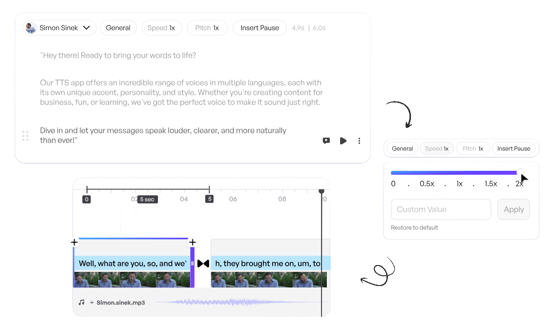 Translate.video Text to Speech