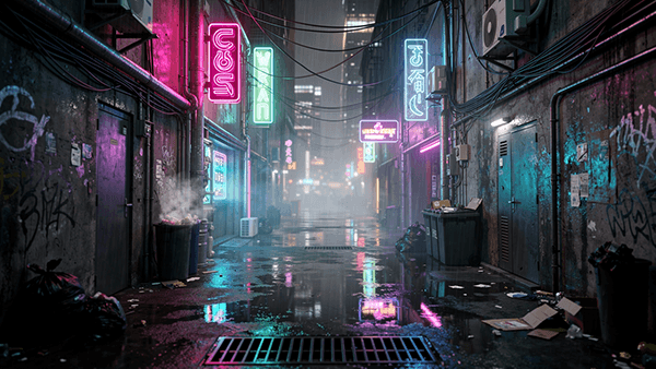 Foggy Forest Morning