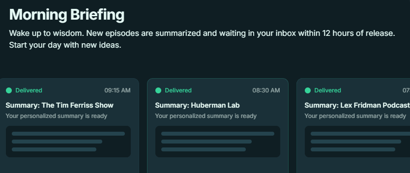 Sumly.ai Morning Briefing