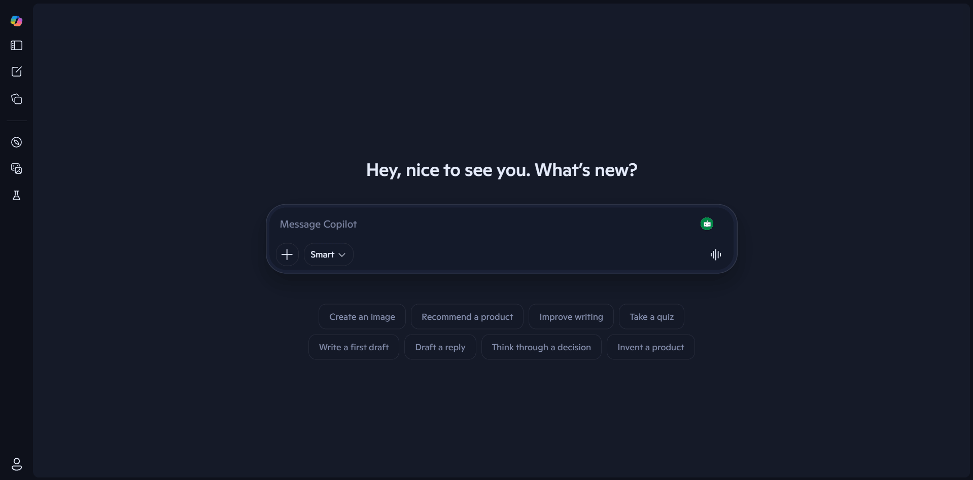Microsoft Copilot Interface