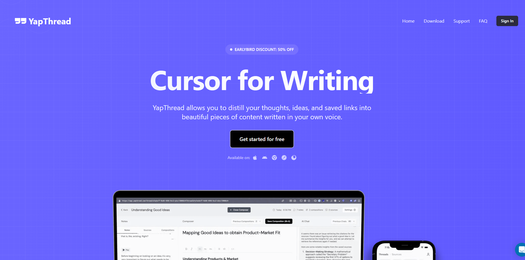 YapThread Homepage