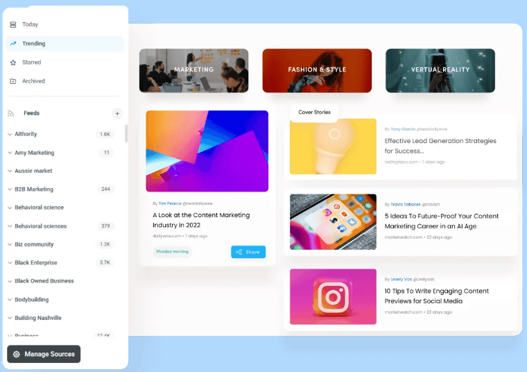 ContentStudio Discover