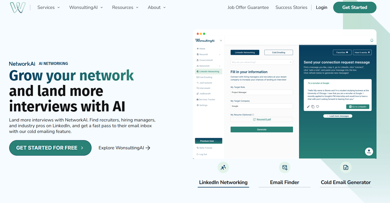 NetworkAI Homepage