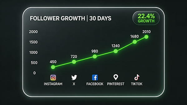 Glassmorphism Social Analytics Dashboard
