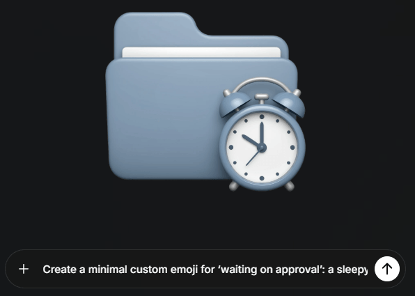 emojis.com Prompt 4 Waiting on Approval Emoji