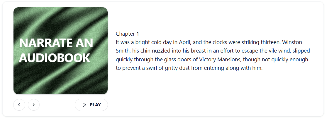 Narration Box Audiobook Narration