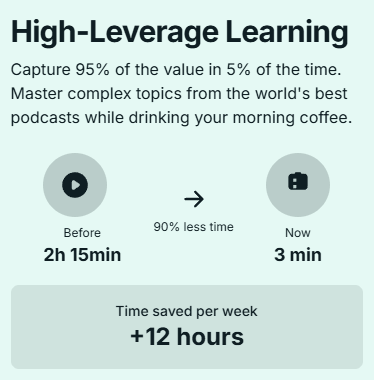 Sumly.ai High-Leverage Learning