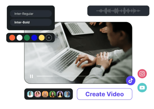 Lumen5 customization controls and video creation visual