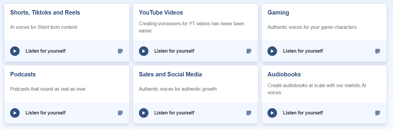 Listnr Use Cases