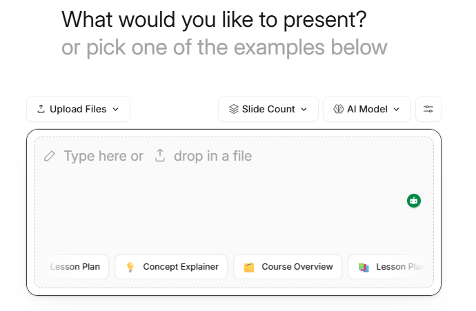 Presentations.AI Prompt to Presentation