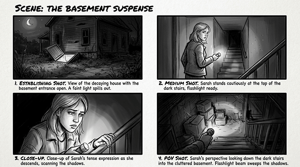 Film Storyboard Page