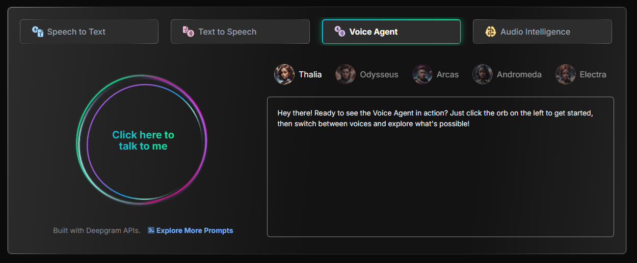 Deepgram Voice Agent