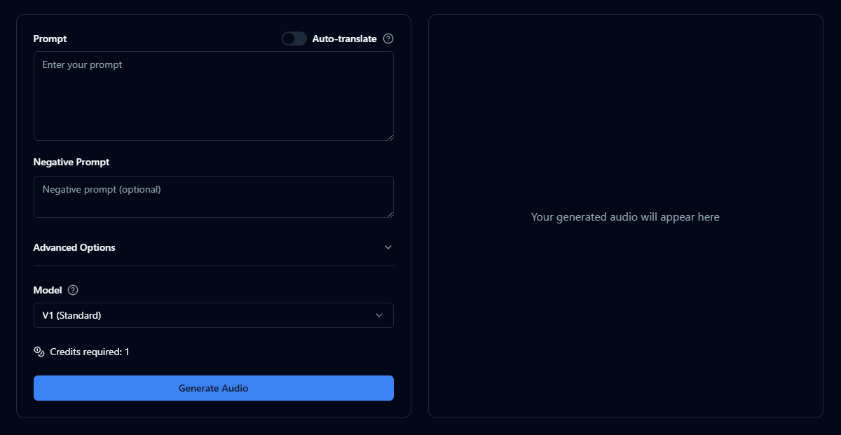 MM Audio Sound Effects Generator