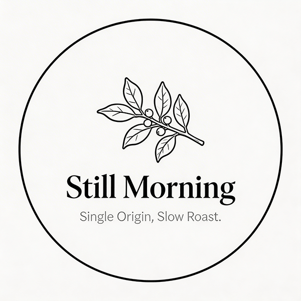 Still Morning Coffee Label Design