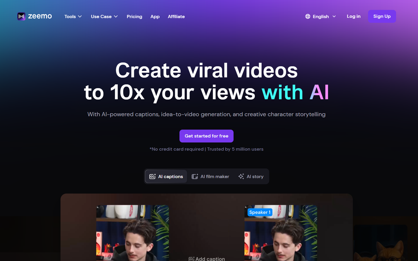 Zeemo Homepage