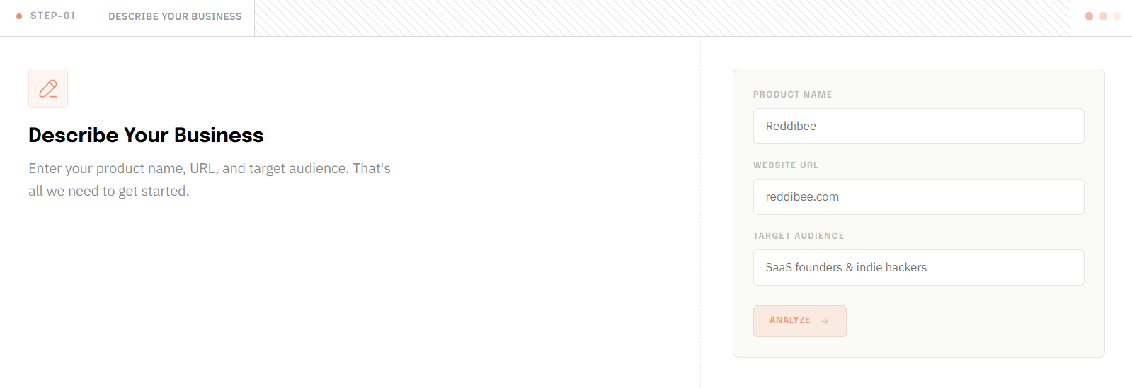 Reddibee Business Setup