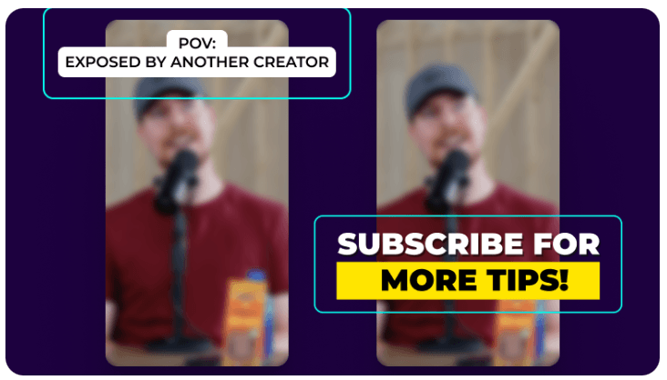Ssemble hook title and call-to-action overlays
