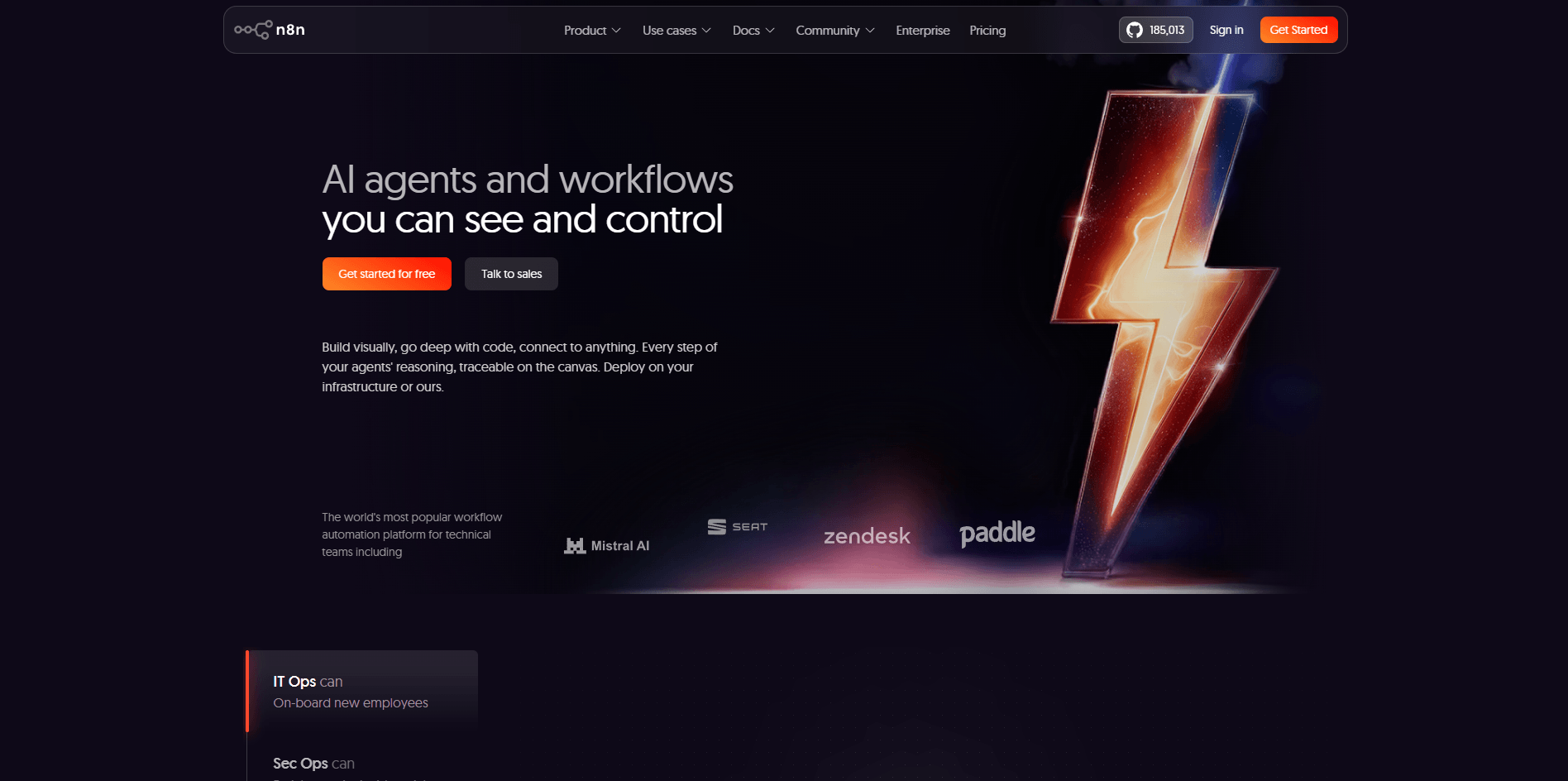 n8n Homepage