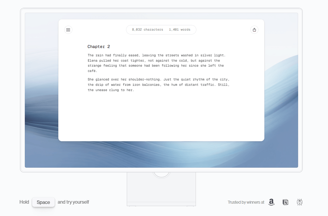 Aqua Voice Hold Space to Transcribe