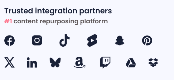 Repurpose.io Integration Partners