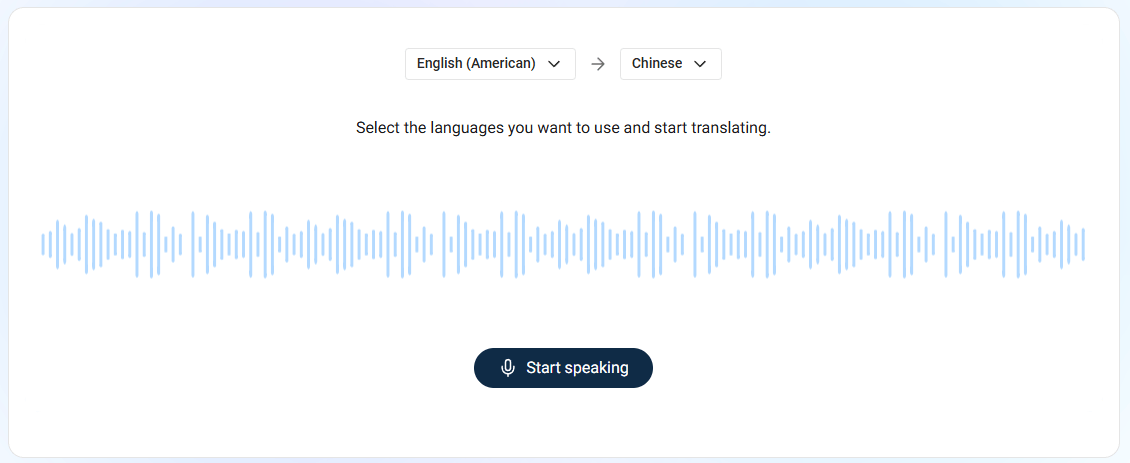 DeepL Speech Translation