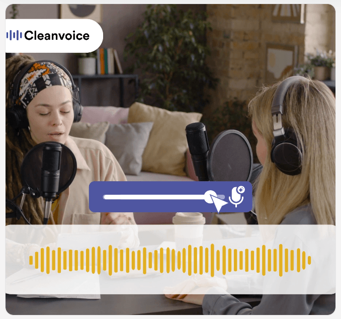CleanVoice audio enhancement visual