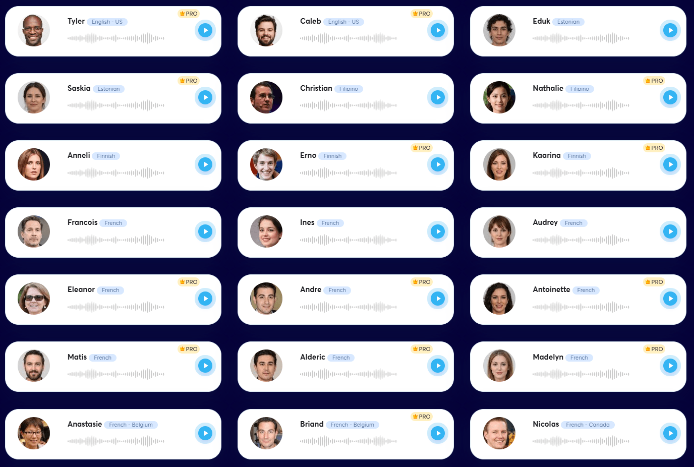Revoicer Voice List 3