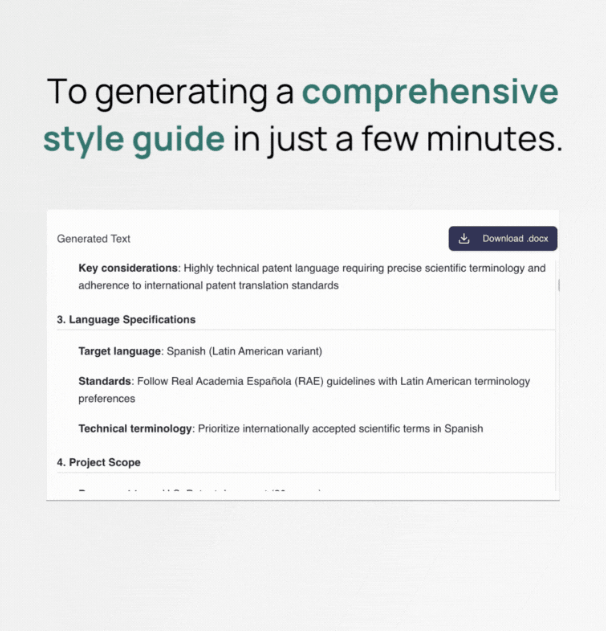 Cavya style guide generator output