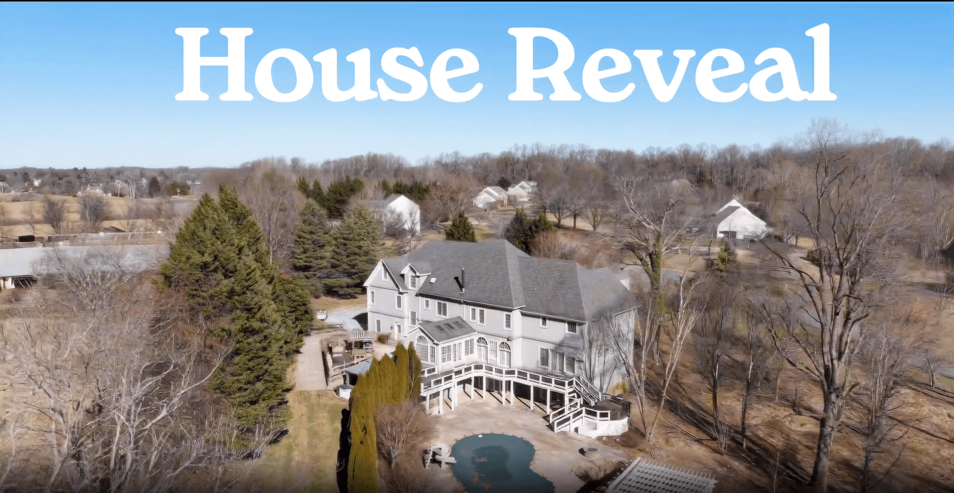 VideoGuru house reveal effect on suburban property