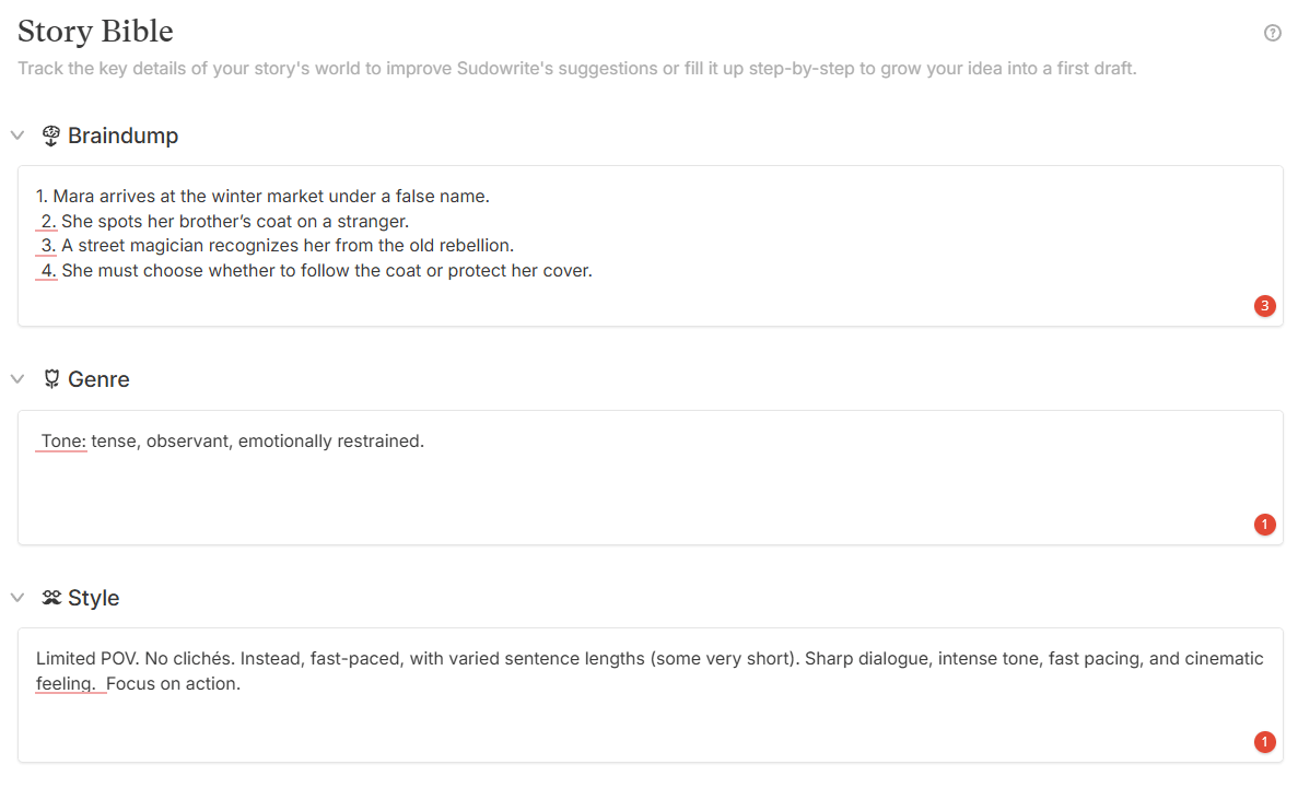 Scene Input Example