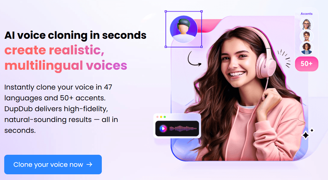 DupDub Voice Cloning