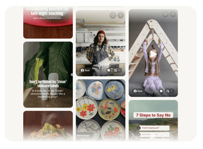 Munch Studio Generated Content Grid