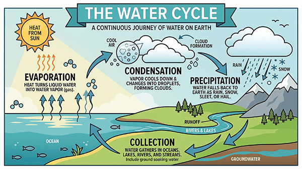 Water Cycle Poster