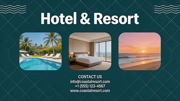 Hotel & Resort Promotional Poster