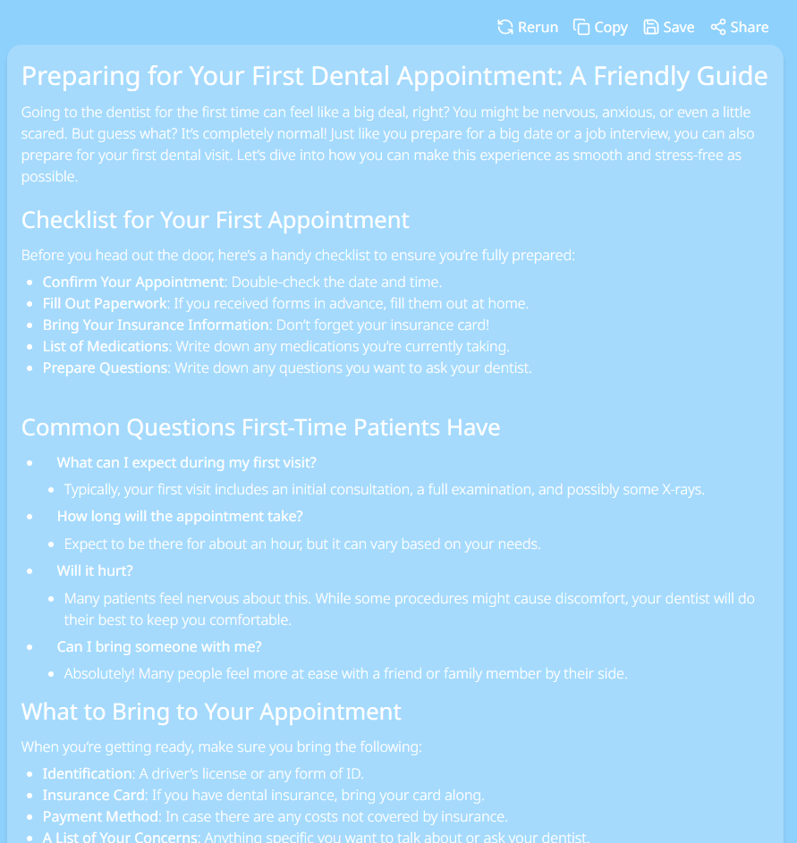 One Click Article Creator Sample Output