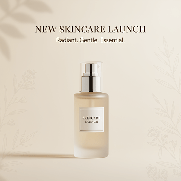 Instagram Promo Post Skincare Launch