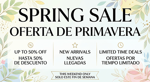 Bilingual Retail Poster