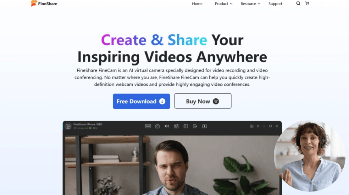 FineCam webpage capture example