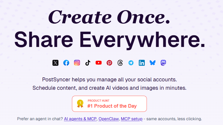 PostSyncer Homepage