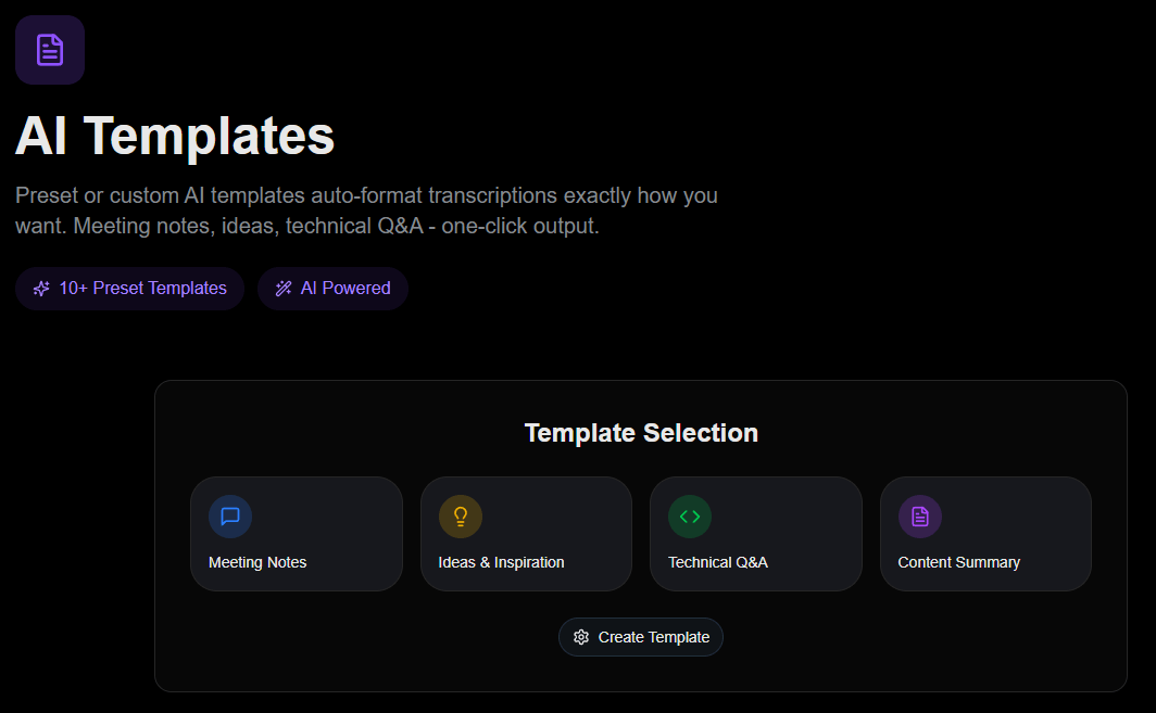 Vowise AI Templates