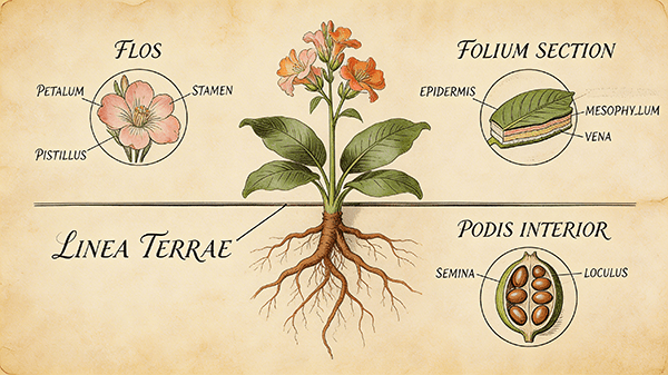 Vintage Botanical Scientific Illustration