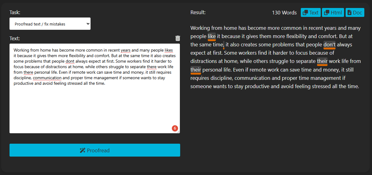 Textbuddy AI Proofread