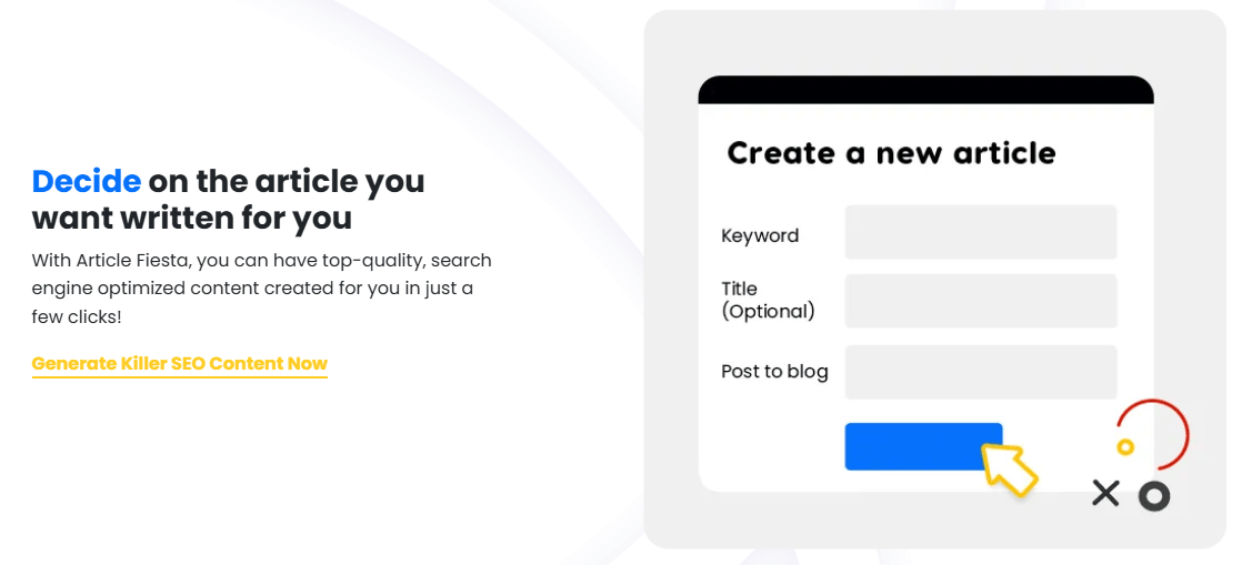 Article Fiesta Article Creation Workflow