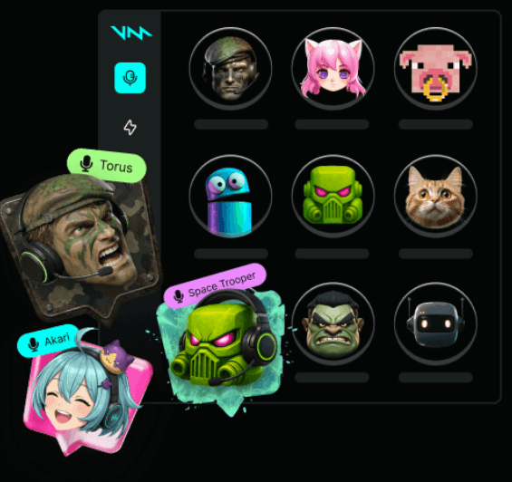 Voicemod voice changer preset screen