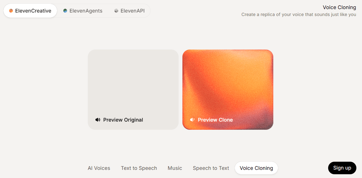 ElevenLabs Voice Cloning