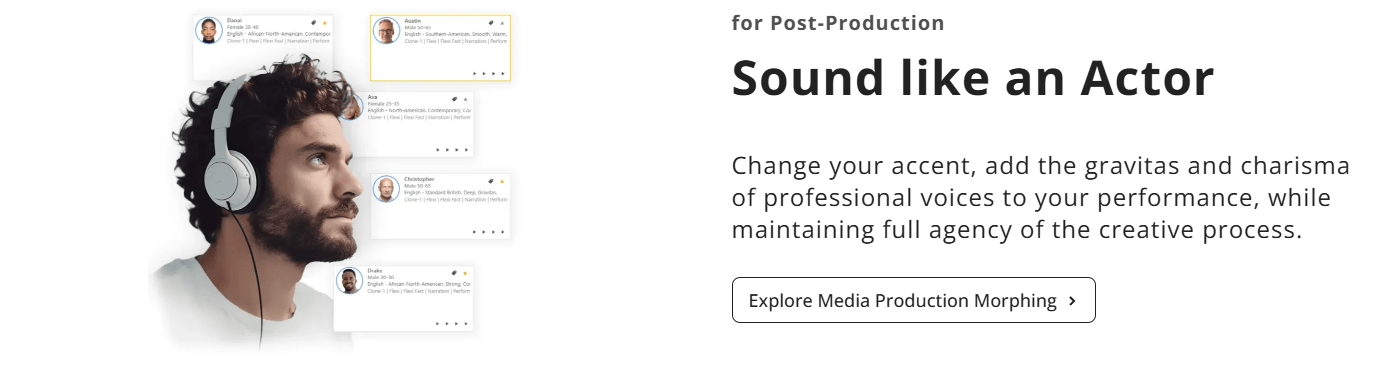 Altered Sound Like an Actor