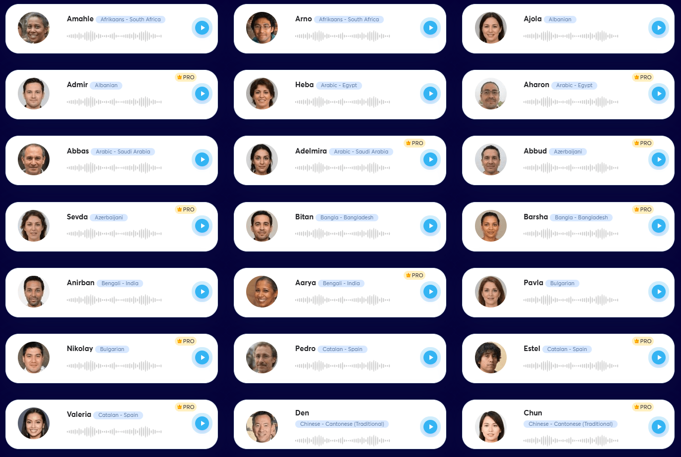 Revoicer Voice List 1
